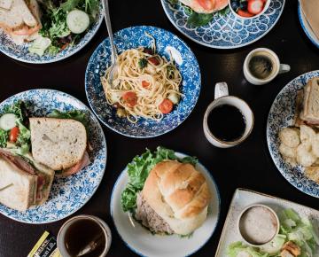 Table featuring meals