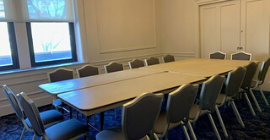 A photo of Dining Room C in the William Pitt Union. 