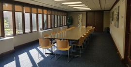 A photo of the Kimbo Conference Room in the William Pitt Union. 