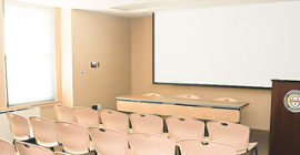 A photo of Room 527 in the William Pitt Union. 